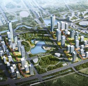 [江苏]城市经济核心地块规划设计方案文本（办公为主）-1