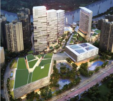 成都河畔成都新世界大酒店规划设计-1