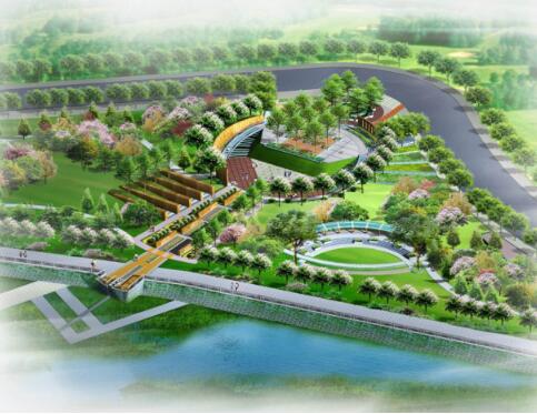 [甘肃]某河城区段生态环境整治工程景观规划设计.rar-1